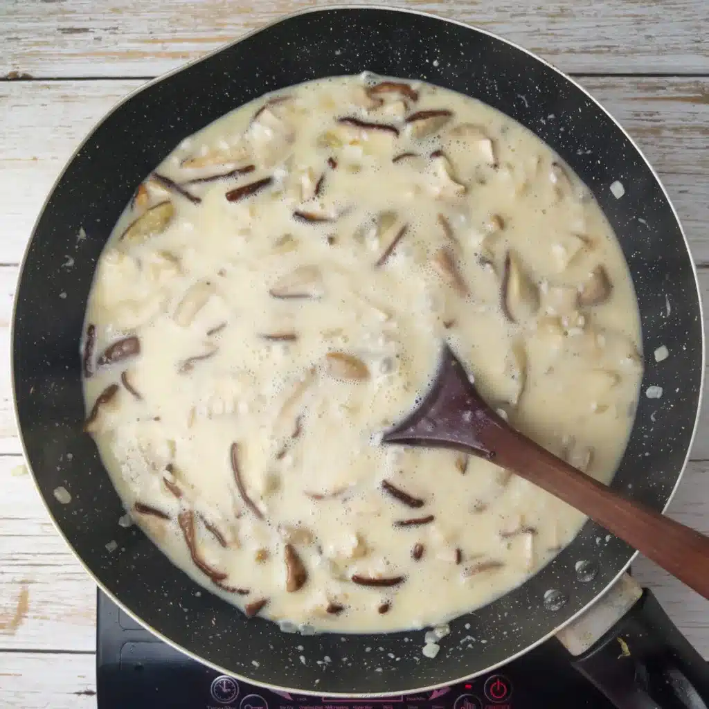 cooking mushroom rice