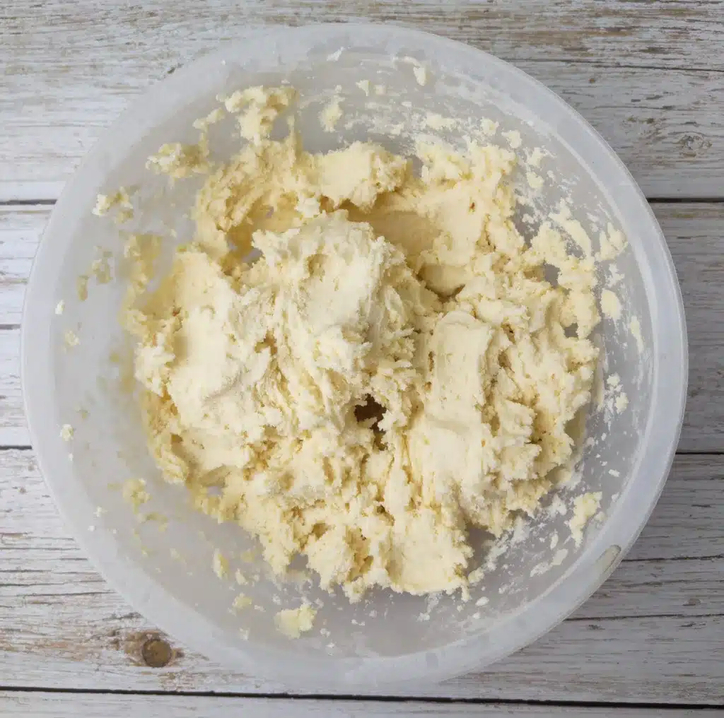 making empanada cookies dough