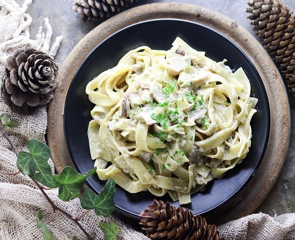 tagliatelle ai funghi porcini mushrooms