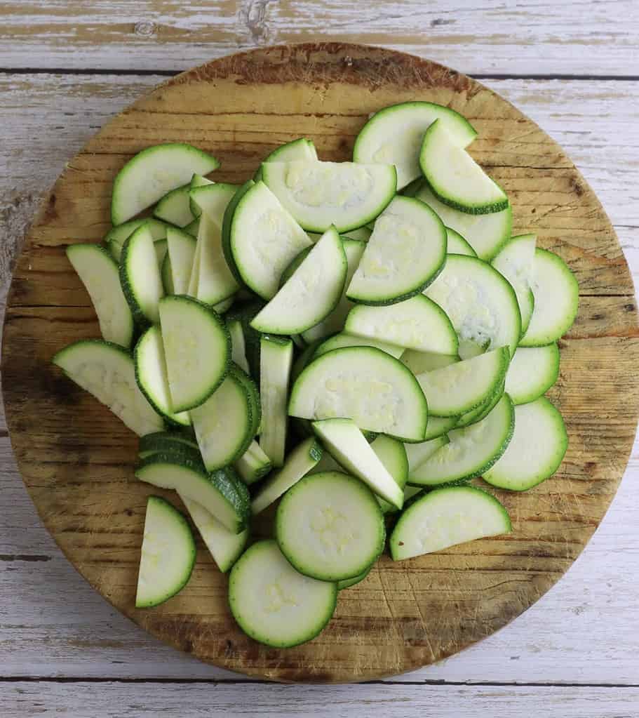 zucchini pieces