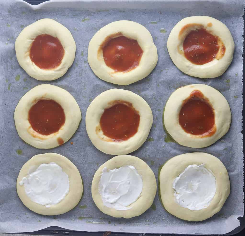 mini pizzette sauce 