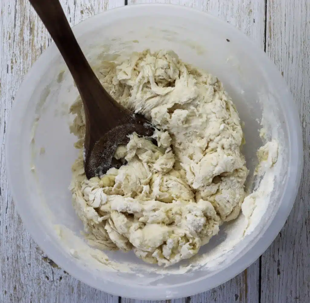 step 2: making pizza dough 