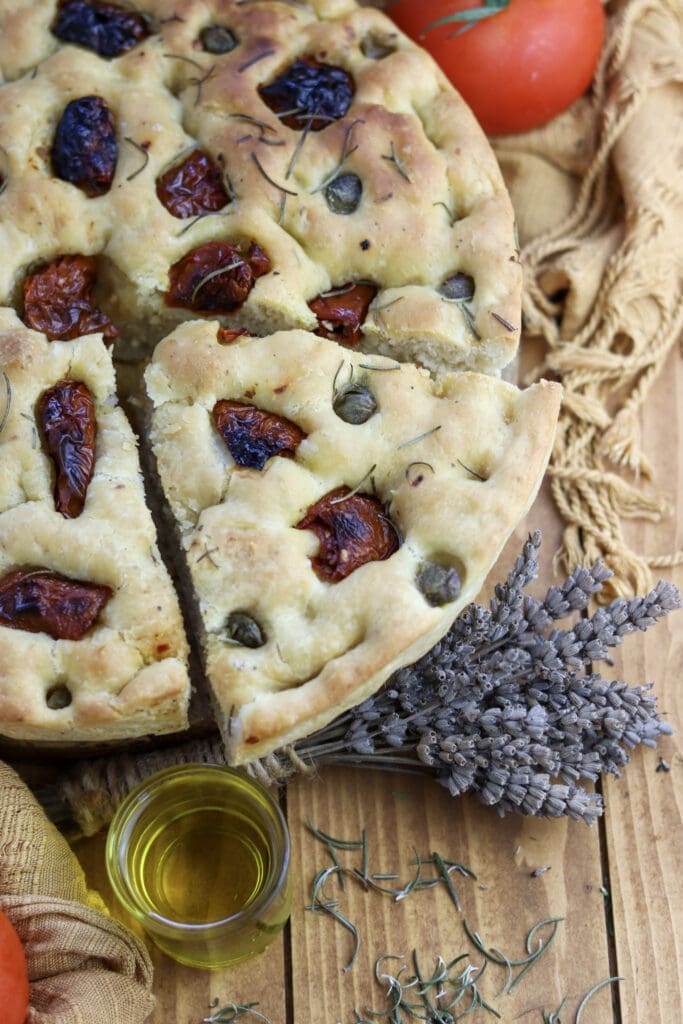 how focaccia looks when baked 