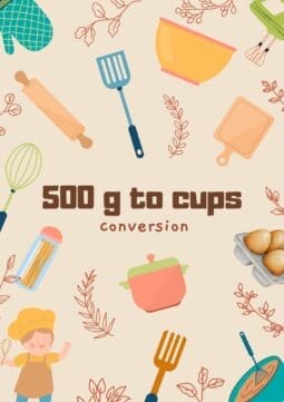 500 grams to cups conversion