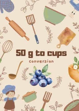 50 grams to cups