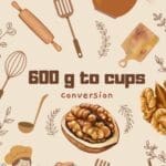 600 grams to cups image