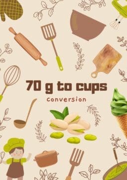 70 grams to cups image