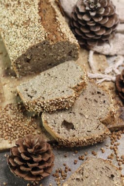 gluten free buckwheat soda bread with yogurt image